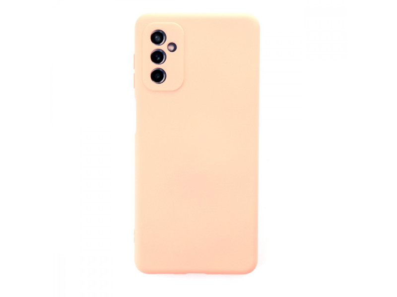 Newface Samsung Galaxy M52 5G Kılıf Nano içi Kadife Silikon - Pudra