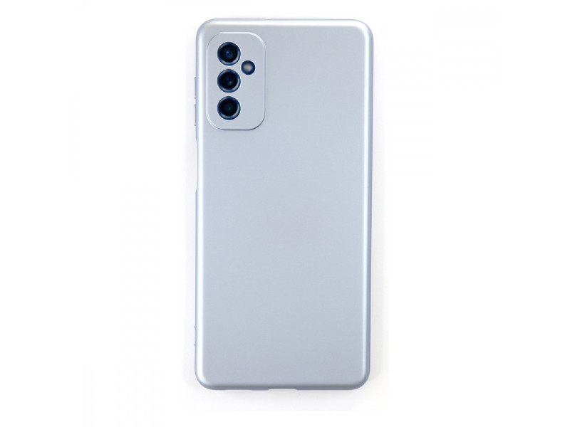 Newface Samsung Galaxy M52 5G Kılıf Nano içi Kadife Silikon - Sky Blue
