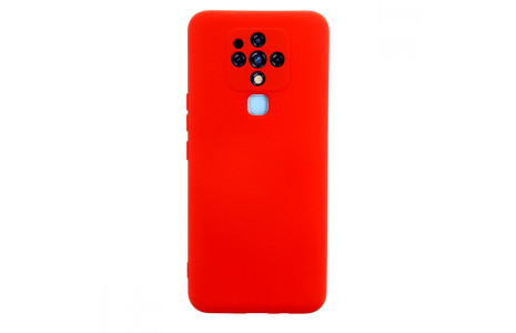 Newface Tecno Camon 16 Kılıf Nano içi Kadife Silikon - Kırmızı