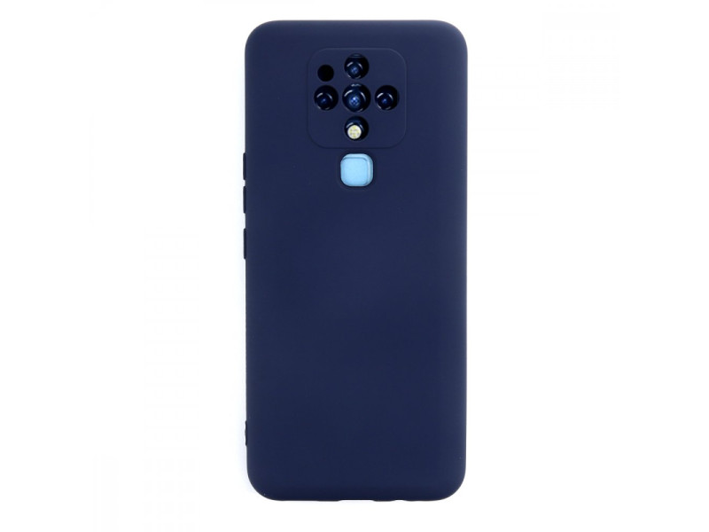 Newface Tecno Camon 16 Kılıf Nano içi Kadife Silikon - Lacivert