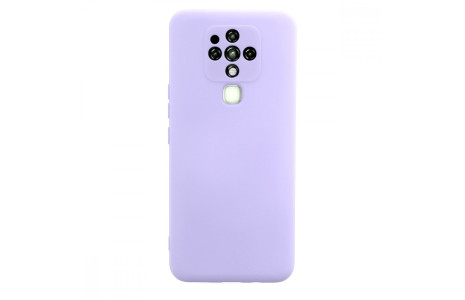 Newface Tecno Camon 16 Kılıf Nano içi Kadife Silikon - Lila
