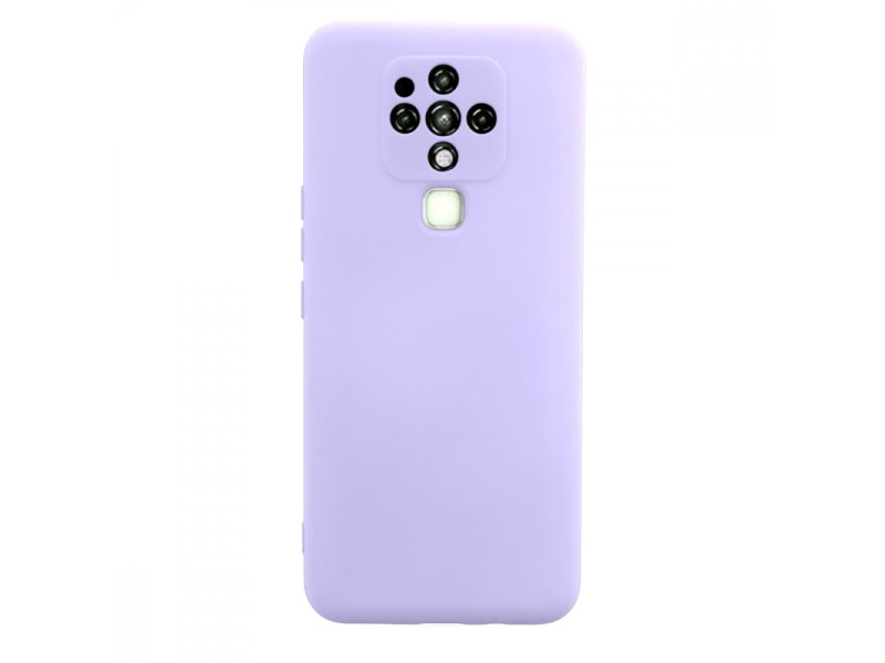 Newface Tecno Camon 16 Kılıf Nano içi Kadife Silikon - Lila