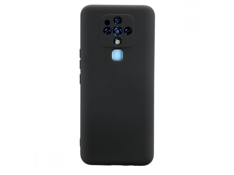 Newface Tecno Camon 16 Kılıf Nano içi Kadife Silikon - Siyah