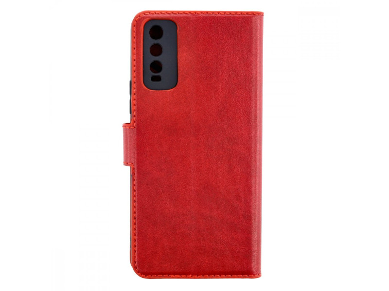 Newface Vivo Y20 Kılıf Trend S Plus Kapaklı Kılıf - Kırmızı