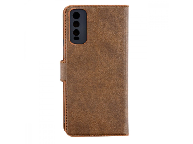 Newface Vivo Y20 Kılıf Trend S Plus Kapaklı Kılıf - Taba