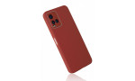 Newface Vivo Y21 Kılıf Glass Kapak - Bordo