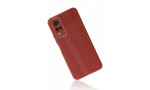 Newface Vivo Y31 2021 Kılıf Glass Kapak - Bordo