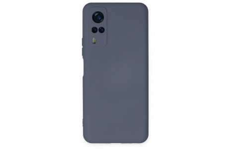 Newface Vivo Y53S Kılıf Nano içi Kadife Silikon - Gri