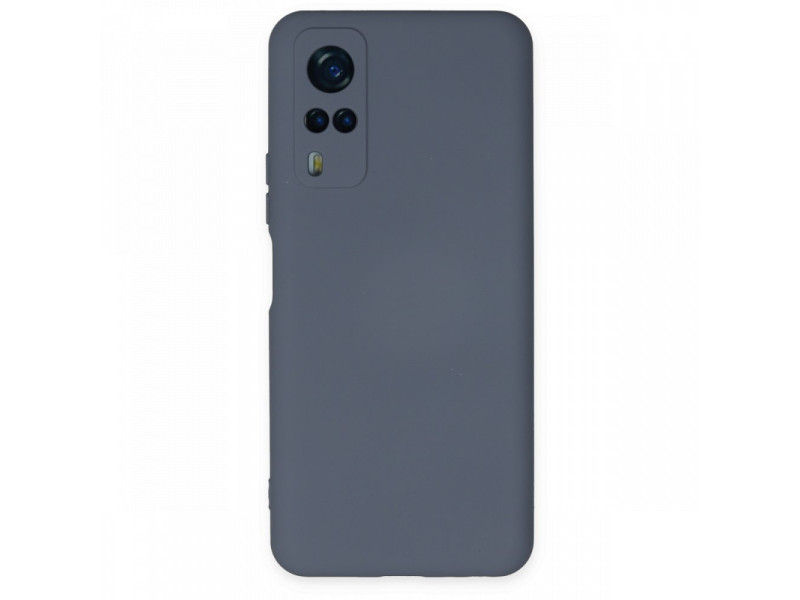 Newface Vivo Y53S Kılıf Nano içi Kadife Silikon - Gri