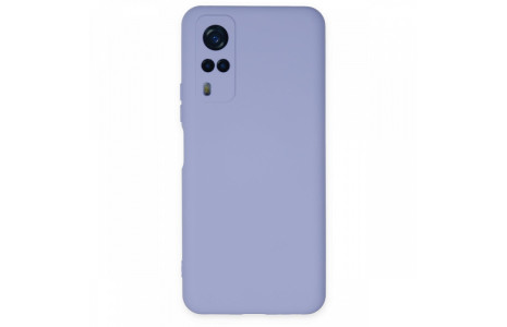 Newface Vivo Y53S Kılıf Nano içi Kadife Silikon - Lila