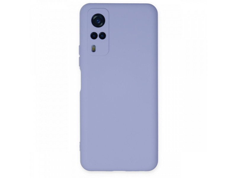 Newface Vivo Y53S Kılıf Nano içi Kadife Silikon - Lila