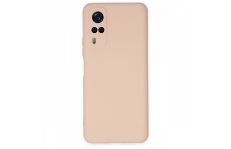 Newface Vivo Y53S Kılıf Nano içi Kadife Silikon - Pudra