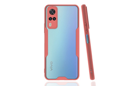 Newface Vivo Y53S Kılıf Platin Silikon - Pembe