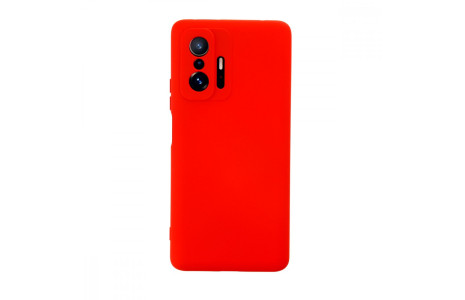 Newface Xiaomi Mi 11T Kılıf Nano içi Kadife Silikon - Kırmızı