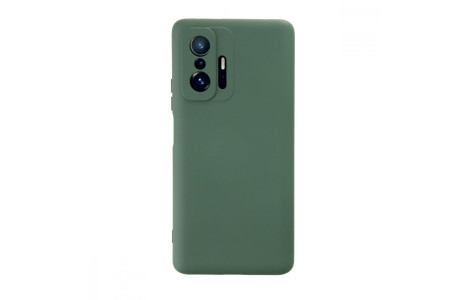 Newface Xiaomi Mi 11T Kılıf Nano içi Kadife Silikon - Koyu Yeşil