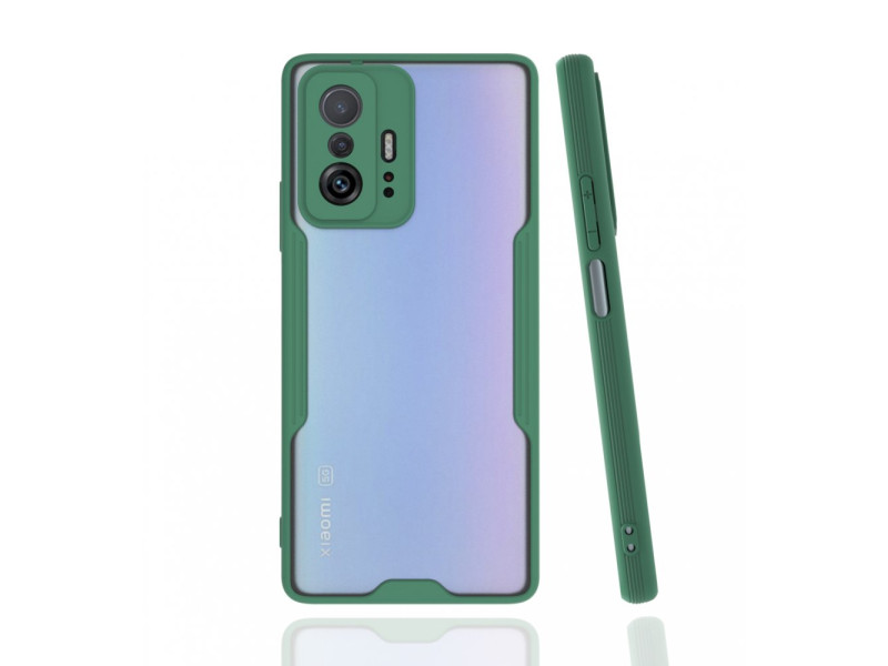 Newface Xiaomi Mi 11T Kılıf Platin Silikon - Yeşil