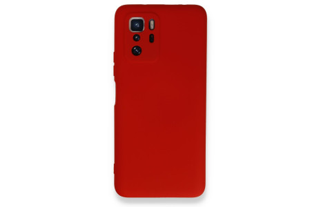 Newface Xiaomi Poco X3 GT Kılıf Nano içi Kadife Silikon - Kırmızı