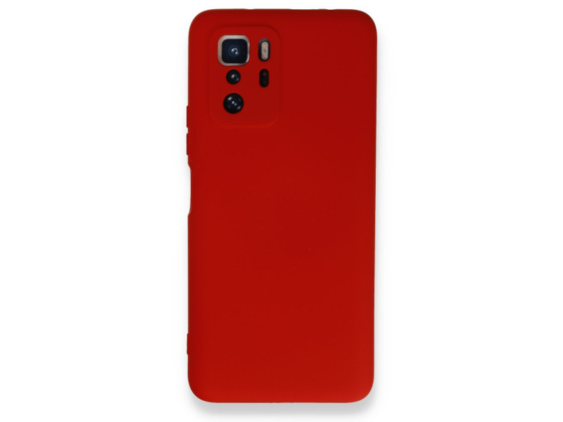 Newface Xiaomi Poco X3 GT Kılıf Nano içi Kadife Silikon - Kırmızı