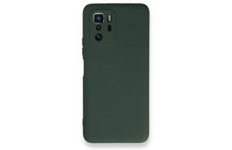 Newface Xiaomi Poco X3 GT Kılıf Nano içi Kadife Silikon - Koyu Yeşil