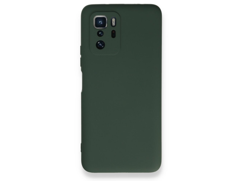 Newface Xiaomi Poco X3 GT Kılıf Nano içi Kadife Silikon - Koyu Yeşil