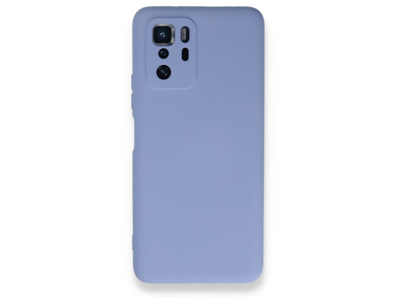 Newface Xiaomi Poco X3 GT Kılıf Nano içi Kadife Silikon - Lila