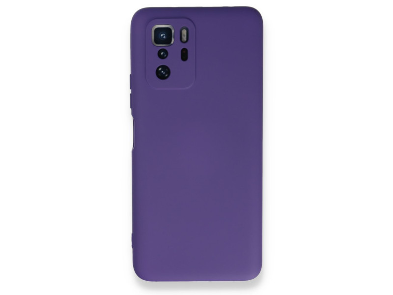 Newface Xiaomi Poco X3 GT Kılıf Nano içi Kadife Silikon - Mor