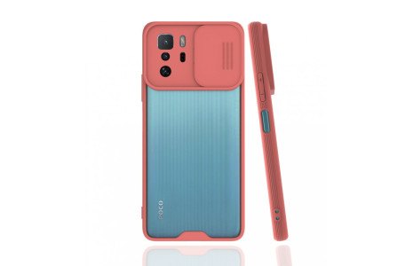 Newface Xiaomi Poco X3 GT Kılıf Platin Kamera Koruma Silikon - Pembe