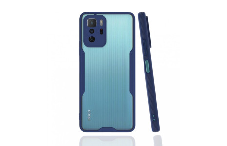 Newface Xiaomi Poco X3 GT Kılıf Platin Silikon - Lacivert