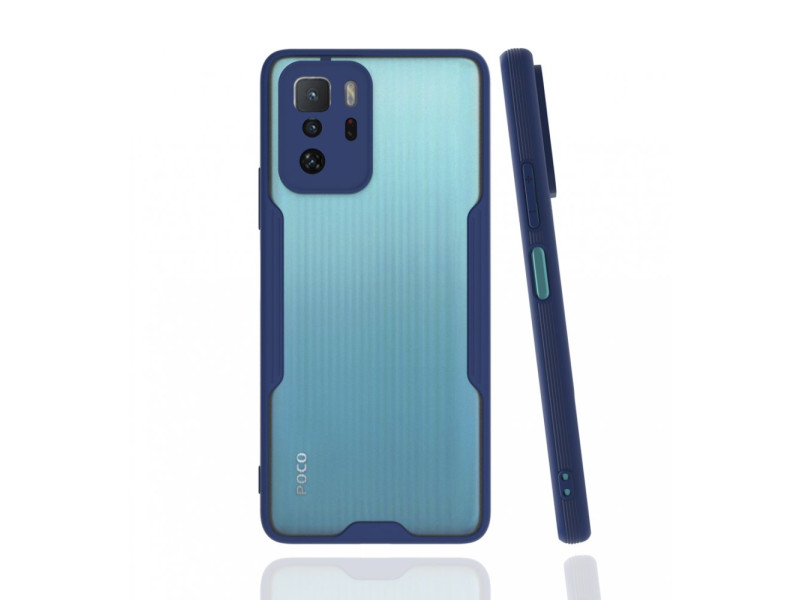 Newface Xiaomi Poco X3 GT Kılıf Platin Silikon - Lacivert