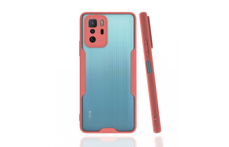 Newface Xiaomi Poco X3 GT Kılıf Platin Silikon - Pembe
