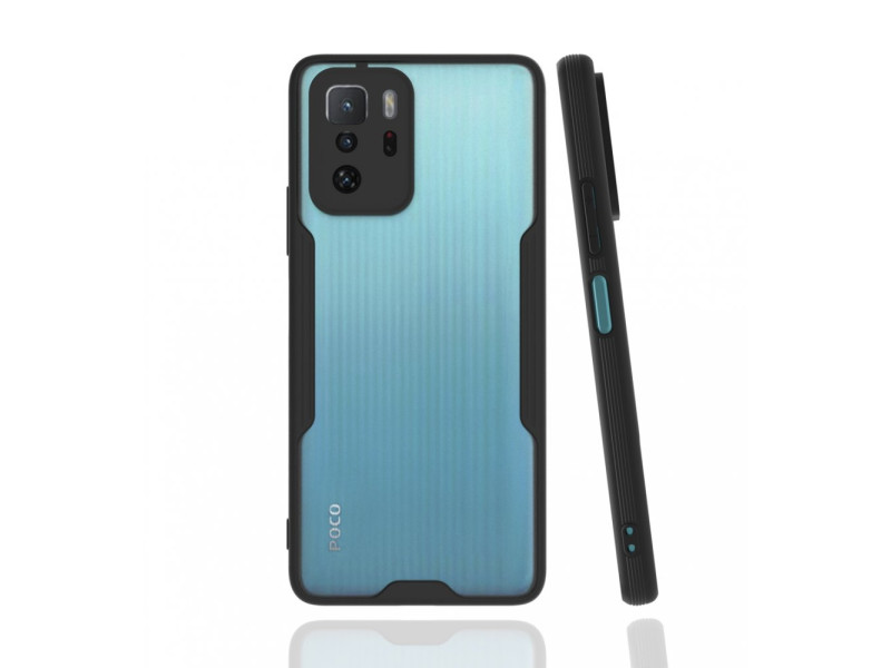 Newface Xiaomi Poco X3 GT Kılıf Platin Silikon - Siyah