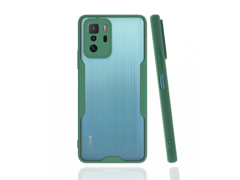 Newface Xiaomi Poco X3 GT Kılıf Platin Silikon - Yeşil