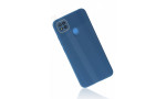 Newface Xiaomi Redmi 9C Kılıf Glass Kapak - Mavi