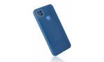 Newface Xiaomi Redmi 9C Kılıf Glass Kapak - Mavi