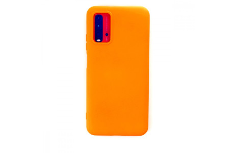 Newface Xiaomi Redmi 9T Kılıf Nano içi Kadife Silikon - Turuncu