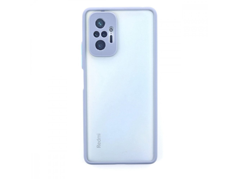 Newface Xiaomi Redmi Note 10 Pro Kılıf Montreal Silikon Kapak - Gri