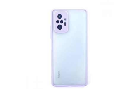 Newface Xiaomi Redmi Note 10 Pro Kılıf Montreal Silikon Kapak - Mor