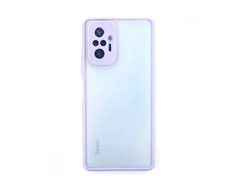 Newface Xiaomi Redmi Note 10 Pro Kılıf Montreal Silikon Kapak - Mor