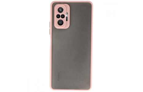 Newface Xiaomi Redmi Note 10 Pro Kılıf Montreal Silikon Kapak - Pembe