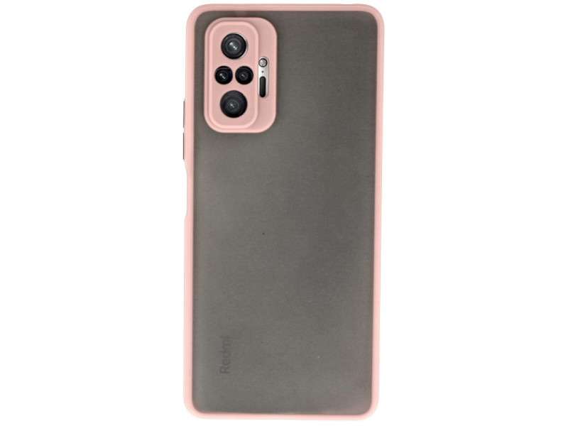 Newface Xiaomi Redmi Note 10 Pro Kılıf Montreal Silikon Kapak - Pembe