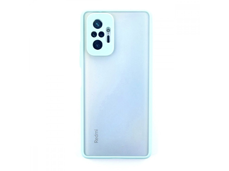 Newface Xiaomi Redmi Note 10 Pro Kılıf Montreal Silikon Kapak - Turkuaz