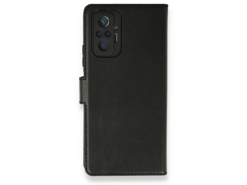 Newface Xiaomi Redmi Note 10 Pro Kılıf Trend S Plus Kapaklı Kılıf - Siyah