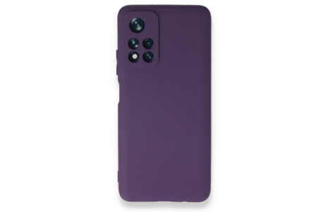 Newface Xiaomi Redmi Note 11T Kılıf First Silikon - Mor