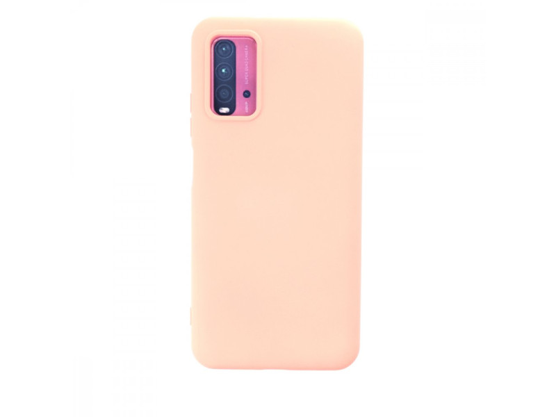 Newface Xiaomi Redmi Note 9 4G Kılıf Nano içi Kadife Silikon - Pudra