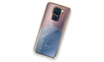 Newface Xiaomi Redmi Note 9 Kılıf Çiçekli Silikon - Pembe-Mavi