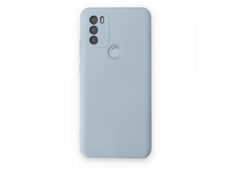 Newface General Mobile GM 21 Plus Kılıf Nano içi Kadife Silikon - Buz Mavisi