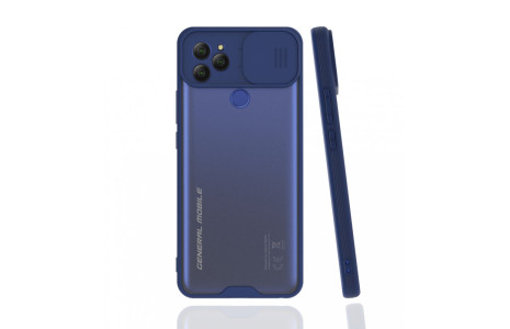 Newface General Mobile GM 22 Kılıf Platin Kamera Koruma Silikon - Lacivert