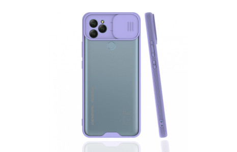 Newface General Mobile GM 22 Kılıf Platin Kamera Koruma Silikon - Lila