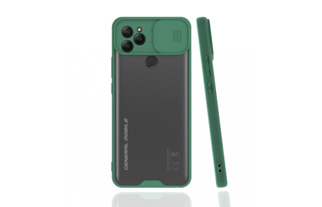 Newface General Mobile GM 22 Kılıf Platin Kamera Koruma Silikon - Yeşil