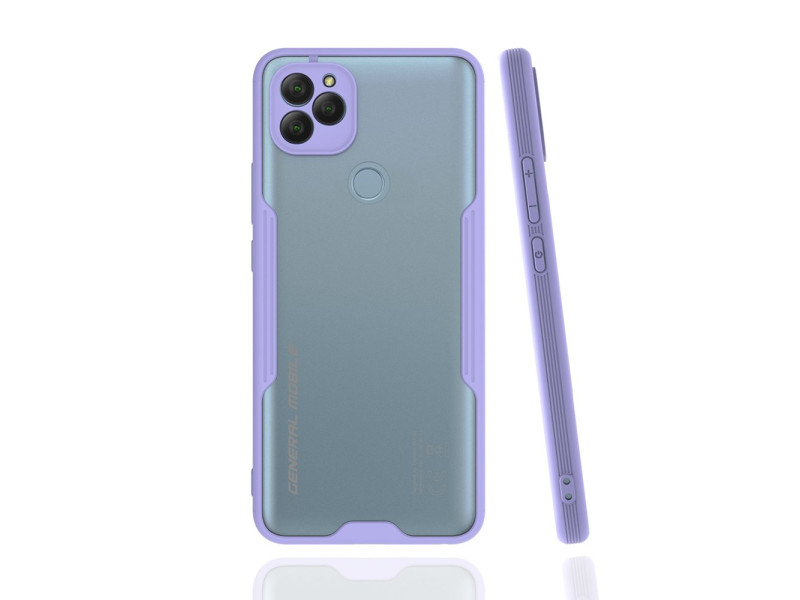 Newface General Mobile GM 22 Kılıf Platin Silikon - Lila